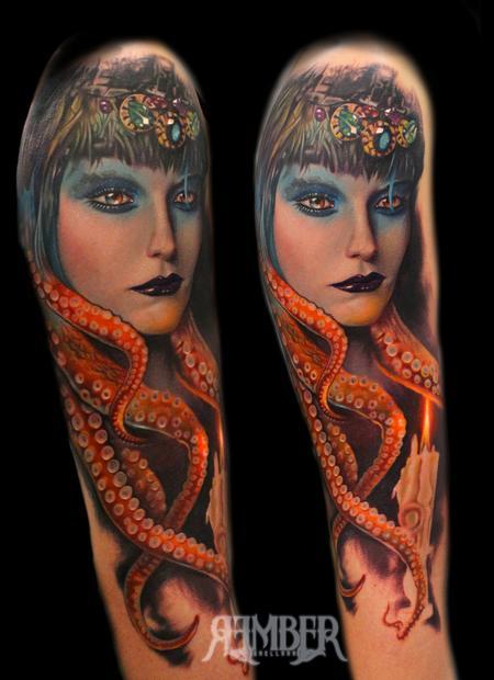 tattoos/ - Octopus Woman - 97950